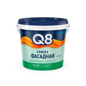 Краска акриловая FORMULA Q8  ФАСАДНАЯ 2,7 кг.